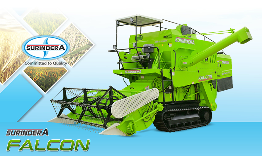 SURINDERA FALCON Track Combine Harvester
